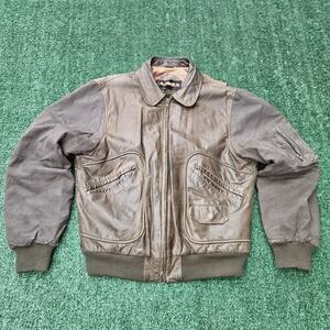 Vintage Brown Leather Jacket by Celebration Rare Jacket